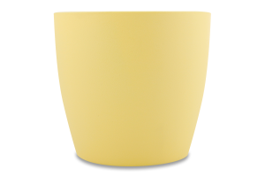 Горщик квіт. Don-Plast AGA MAT 14 см жовтий DA 14 MAT И347 (Польща)