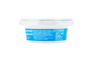 Сир плавлений Янтар з італійськими травами пастоподібний 60% 100г стакан Міськмолзавод №1