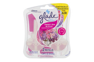 Glade PlugIns Scented Oil Refills Sweet Pea & Lilac - 2 CT