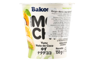 Йогурт Bakoma Мочі з юзу та Ната де Коко