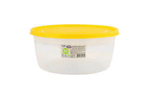 Контейнер универсальный 1.75л 198x198x85мм Круглый №3 Econom Box Ал-Пластик 1шт