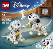 Конструктор для детей от 6лет №43271 Lucky&Penny 101 dalmatians puppies Disney Lego 268эл