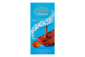 92180 LINDT Шоколад LINDOR з карамеллю та сіллю
