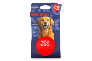 Іграшка д/собак Fun Red Ball спінений термопластичний поліуретан 7см WauDog