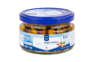 Мидии соленые со специями и травами в масле METRO Chef с/б 200г