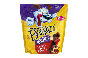 Purina Beggin' Strips Bacon & Beef Flavors