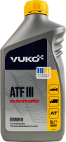 Рідина робоча універсальна всесезонна ATF III Vuko 1л