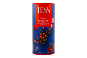 Чай Sweet Sensation чорний та зелений 90г тубус Tess