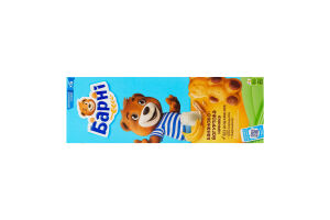 Пирожное бисквитное с бананово-йогуртовой начинкой Барні к/у 5х30г