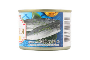 Скумбрія в олії 200г ж/б з ключем Alba Food