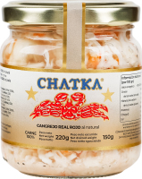 М’ясо Chatka королівського краба у розсолі