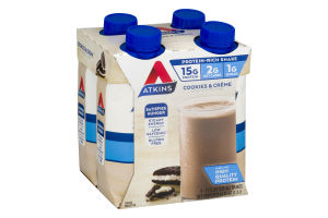 Atkins Cookies & Creme Shake - 4 CT