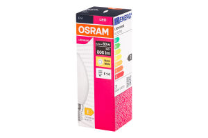 Лампа світлодіодна 6,8W 230V E14 3000К B60 Osram