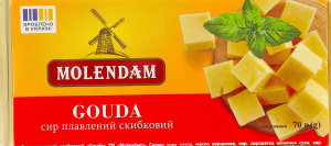 Сыр плавленый 40% ломтевой Gouda Molendam м/у 70г