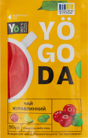 Концентрат напитка безалкогольного пастеризованный Чай клюквенный Yogoda д/п 50г