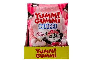Конфеты Маршмеллоу Soft hearts Fluffi Yummi Gummi Roshen м/у 65г