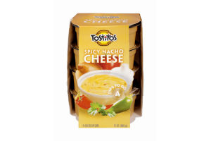 Tostitos Spicy Nacho Cheese Dips to Go - 4 PK