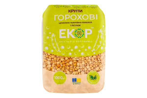 Крупы гороховые шлифованные полированные расколотые Екор м/у 1кг