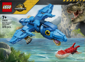 Конструктор для детей от 7лет №77977 Baby dinosaur: Pteranodon Jurassic world Lego 373эл