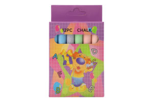 Мел школьный цветной №1443231 Greenwich Products Co. Limited 12шт