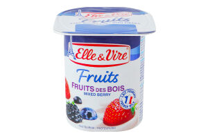 Десерт молочный 2.3% с лесными ягодами Fruits Elle&Vire ст 125г
