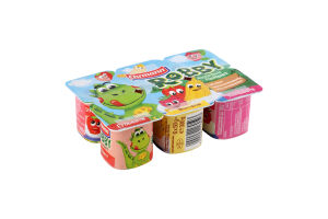 Десерт Robby Полуниця/банан/малина 2,5% 6*50г Ehrmann