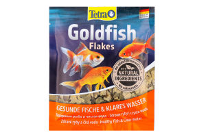Корм для рибок золотих повнораціонний пластівці Goldfish Tetra м/у 12г