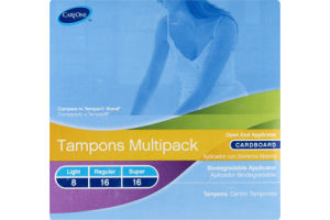 CareOne Multipack Light, Regular, Super Tampons - 40 CT