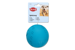 Игрушка для собак с лапкой и пищалкой резина d9см №34863 Мяч литой Trixie 1шт