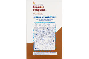 Ahold Cheddar Penguins Whole Grain Baked Snack Crackers