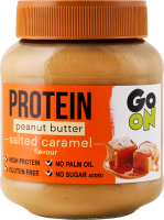 Паста арахісова високобілкова зі смаком солоної карамелі Protein Go On Nutrition с/б 350г