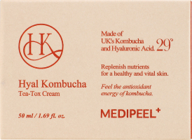 Крем для обличчя зволожуючий ампульний з комбучею та гіалуроновою кислотою Tea-tox Medipeel+ 50мл