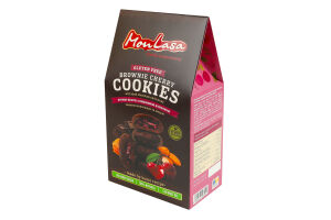 Печенье натуральное крафтовое с вишневой начинкой без глютена и добавленного сахара Брауни MonLasa к/у 120г