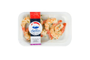 Креветки хвосты Delfin с чесником варено-морожен