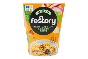 Паста Карбонара с соусом песто Festory к/у 220г