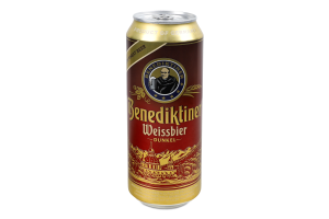 Пиво Benediktiner Weissbier Dunkel темне з/б