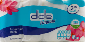 Туал. папір Didie 16 шт. Класик Білий 2-х шар.