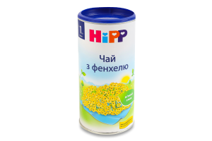 Чай для дітей від 1тиж сухий швидкорозчинний з фенхелю Hipp тубус 200г