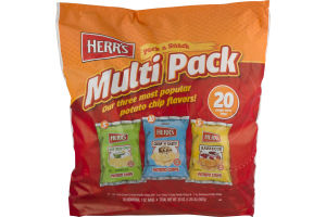 Herr's Multi Pack Potato Chips - 20 PK