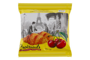 Круасани-міні з вишневою начинкою 200г НБХЗ