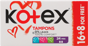 Тампон Kotex Ultra Sorb Silky Cover mini 16шт