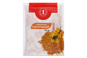 Порошок горчичный ТМ "1" м/у 100г