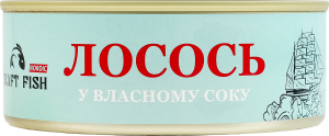 Лосось у власному соку Craft Fish з/б 240г