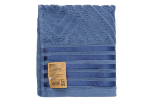 Рушник сталево-синій махровий 40*70см 500г/м2 GM Textile