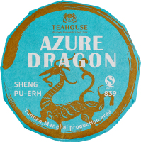 Чай пуер зелений китайський №817 Azure dragon Teahouse м/у 100г