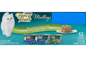 Purina Fancy Feast Medleys Gourmet Cat Food Primavera Collection - 12 CT