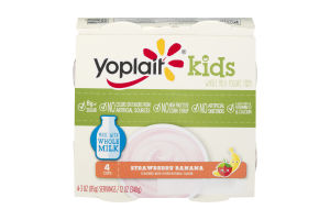 Yoplait Kids Low Fat Yogurt Mickey Mouse Clubhouse Strawberry Banana