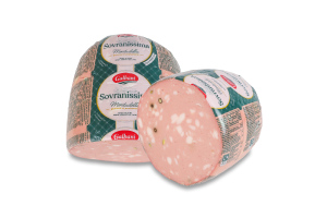 Ковбаса варена Мортаделла Совраніссіма з фісташками Гальбані (Вакуум. уп. 1,5 кг)