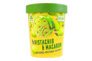 Морозиво з комбінованим складом сировини Фісташка-макарон Rud ст 300г