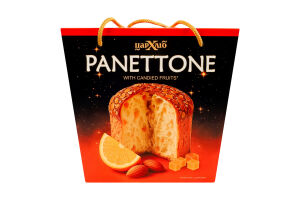 Кекс Панеттоне з цукатами Цар хліб к/у 450г